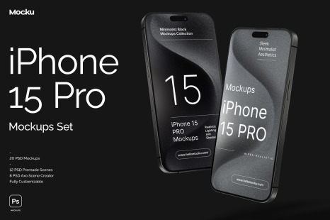 iPhone 15 PRO - Mockup Collection