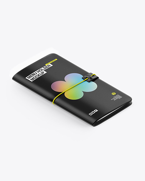 Matte Menu Holder Mockup