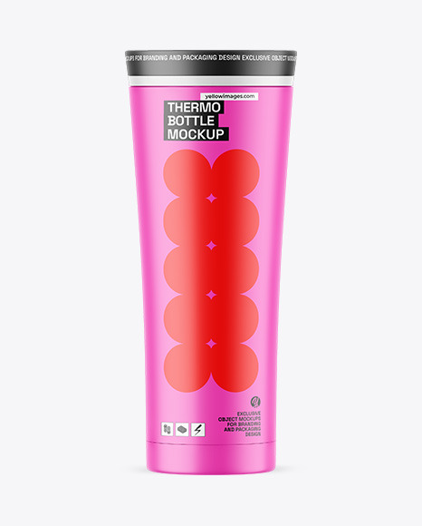 Matte Thermo Bottle Mockup