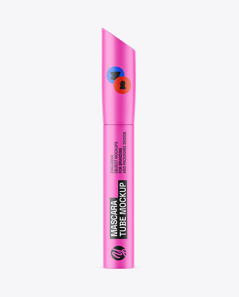Matte Mascara Tube Mockup