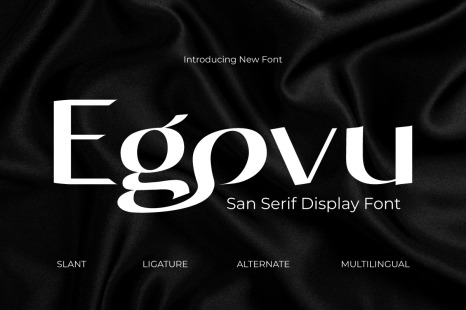 Egovu - Display Font