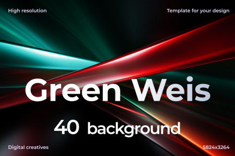 Green Weis ❊ Background Set