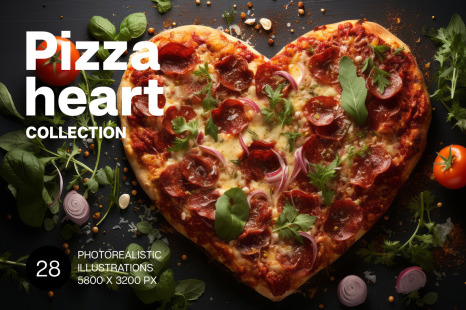 Pizza heart