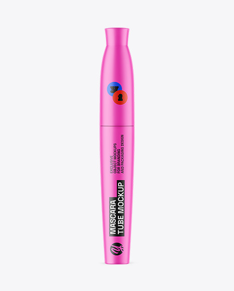 Matte Mascara Tube Mockup