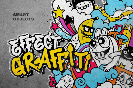 Street Graffiti Mockup