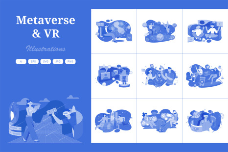 M650_Metaverse Illustration Pack