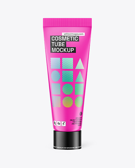 Matte Cosmetic Tube Mockup