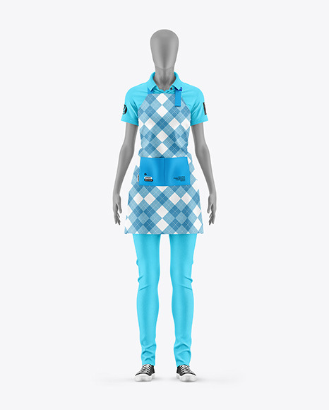 Apron w/ Mannequin Mockup - Front View