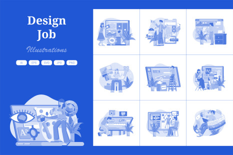 M633_Design Job Illustration Pack