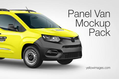 Panel Van Mockup - Pack