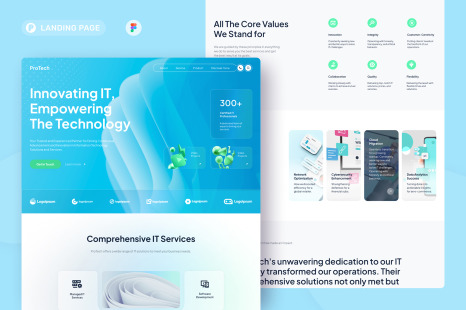 ProTech - IT Company Landing Page