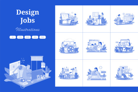 M626_Design Jobs Illustration Pack 2