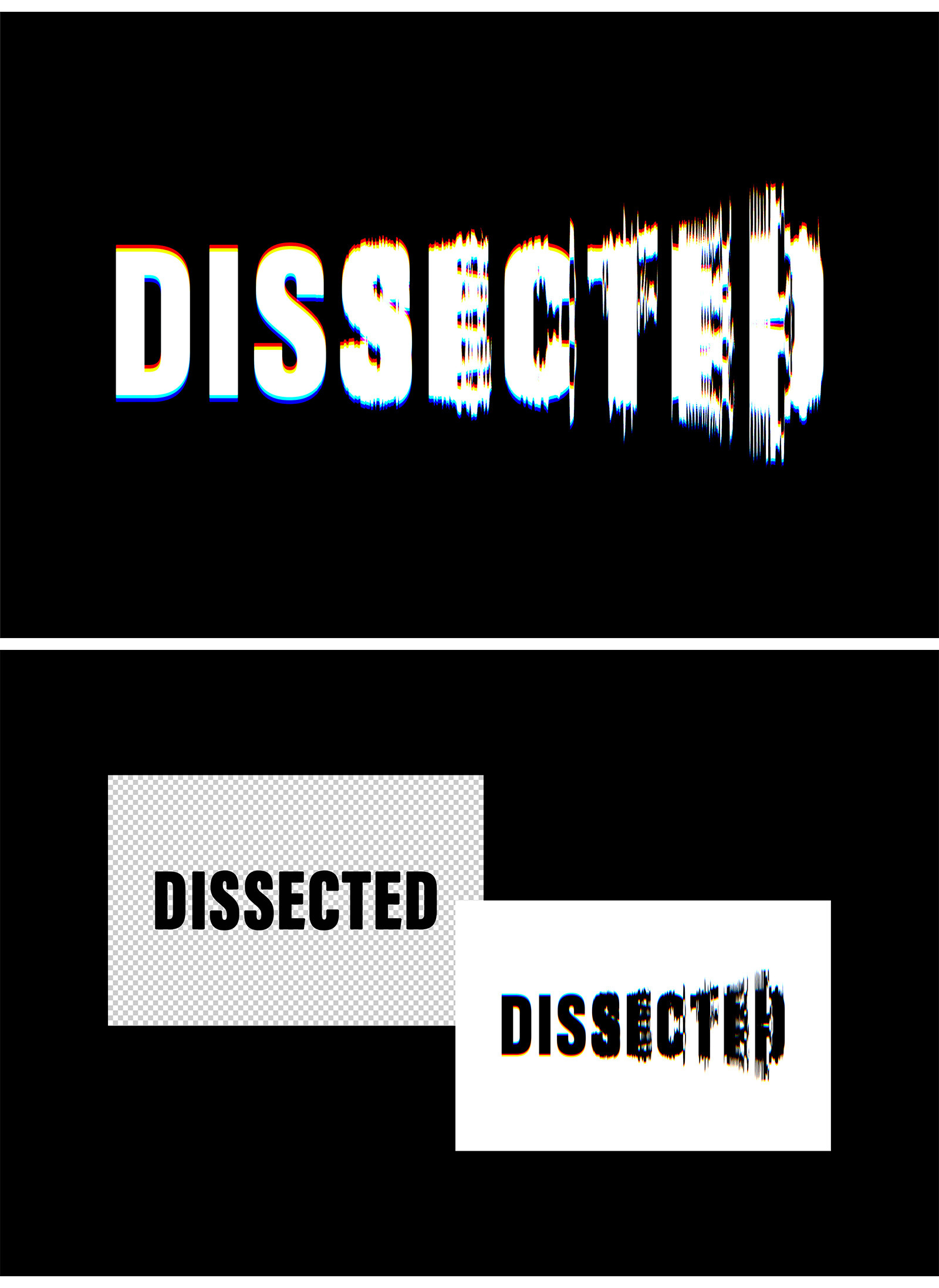 Distortion Glitch Text Effect Distortion Glitch Text Effect
