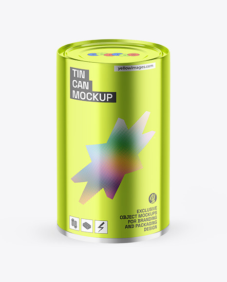 Tin Can Mockup