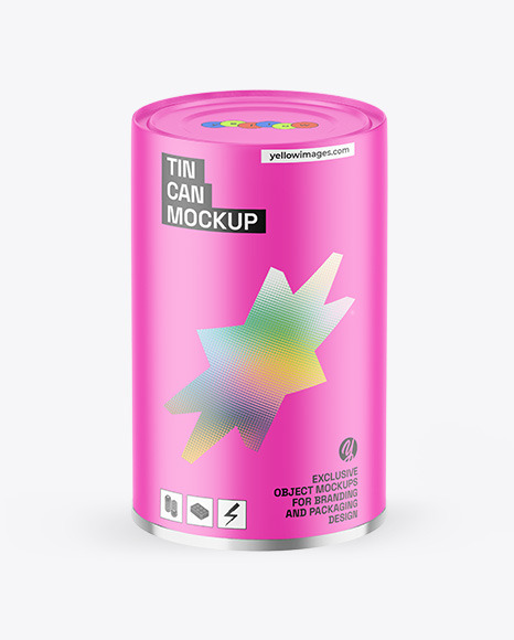 Tin Can Mockup