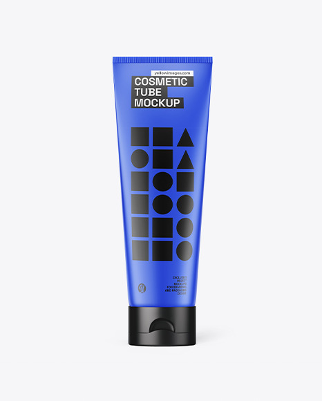 Matte Cosmetic Tube Mockup
