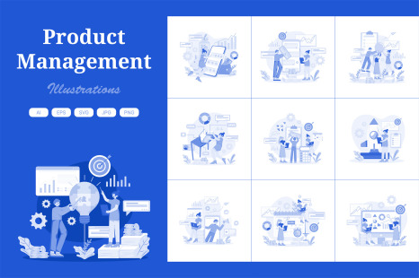 M618_Product Management Illustration Pack