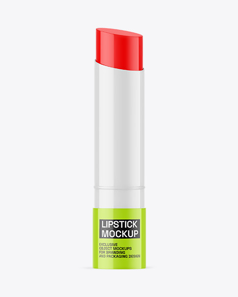 Glossy Lipstick Mockup
