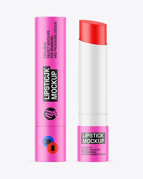 Matte Lipstick Mockup