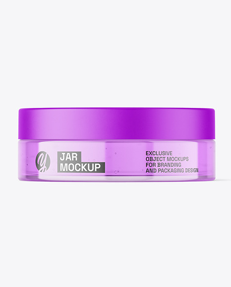 Clear Glass Jar Mockup