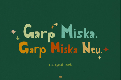 Garp Miska - Playful Font