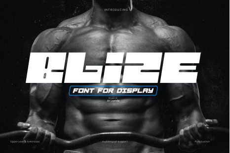 Blize A Typeface
