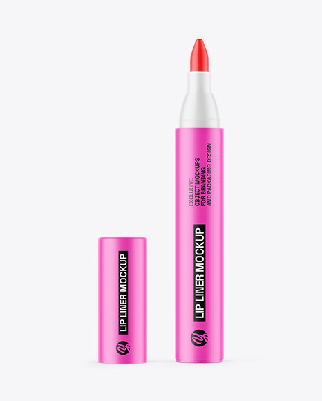 Matte Lip Liner Mockup
