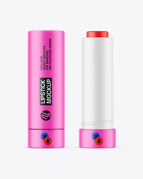 Matte Lipstick Mockup