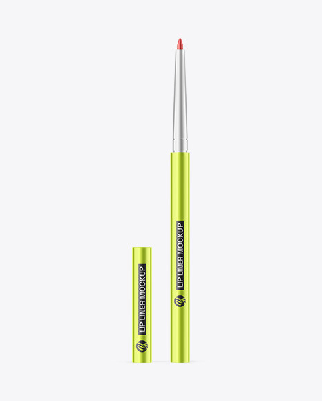 Metallic Lip Liner Mockup