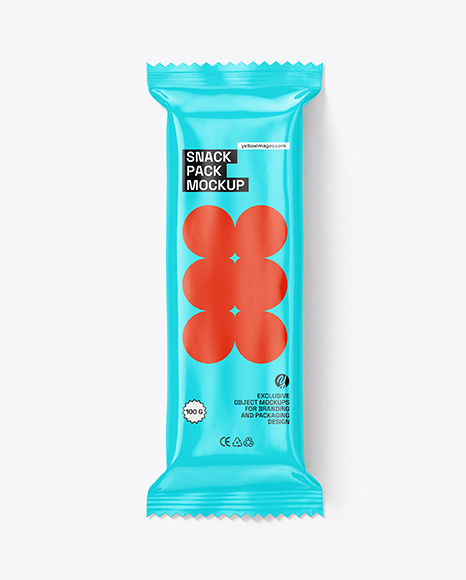 Glossy Flow Pack Mockup