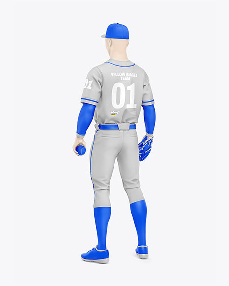 Baseball Uniform - Half Side View