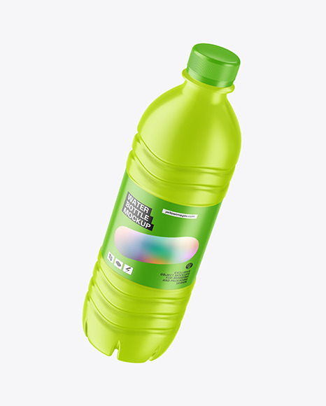 PET Water Bottle Mockup