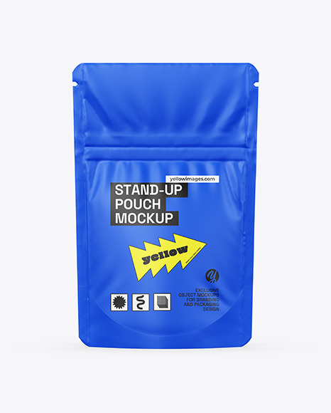 Matte Stand Up Pouch Mockup