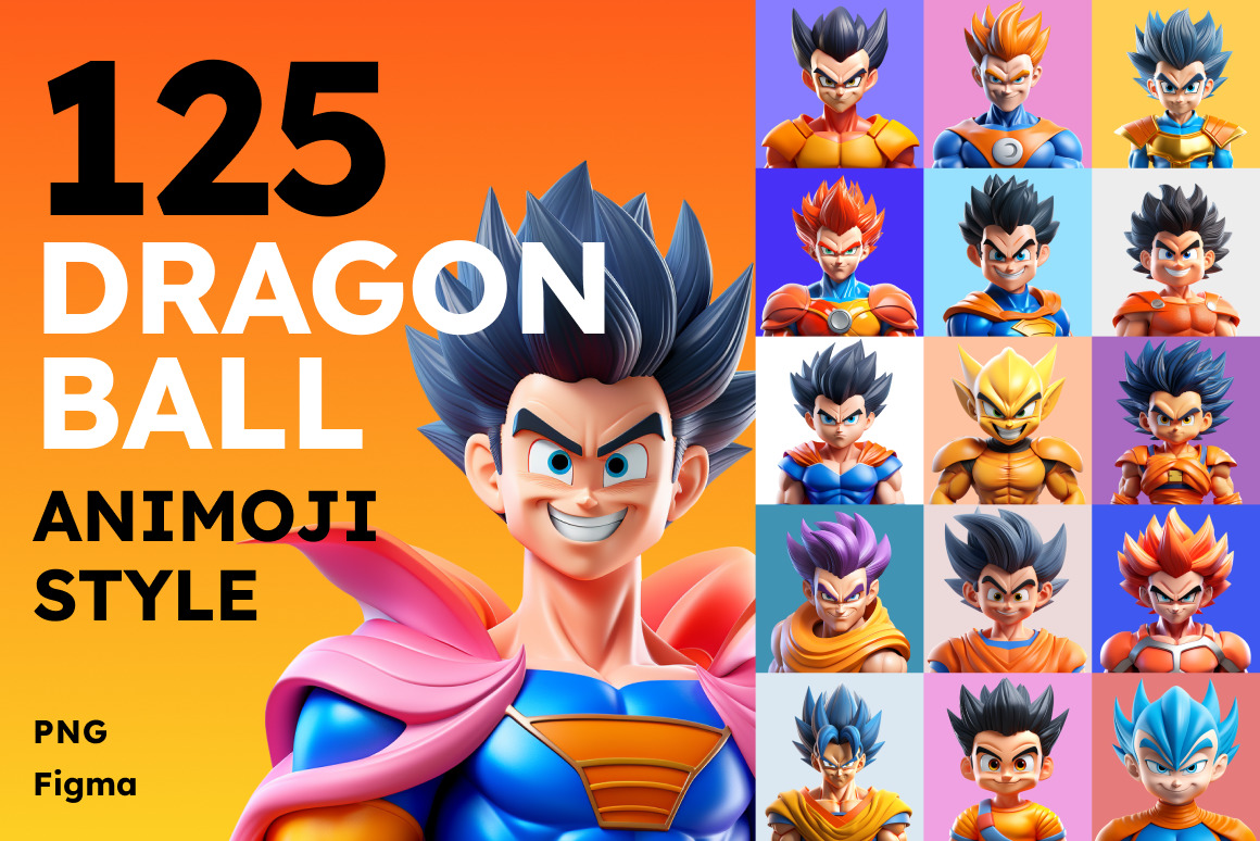 125 Animoji - Dragon Ball 125 Animoji - Dragon Ball