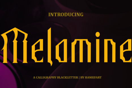 Melamine Font