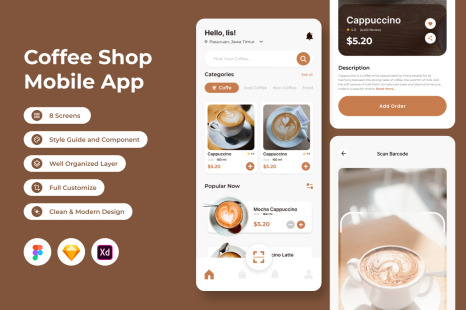 MyCaffe - Coffe Shop Mobile App