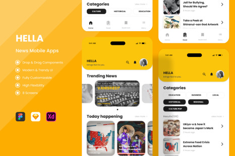 Hella - News Mobile Apps