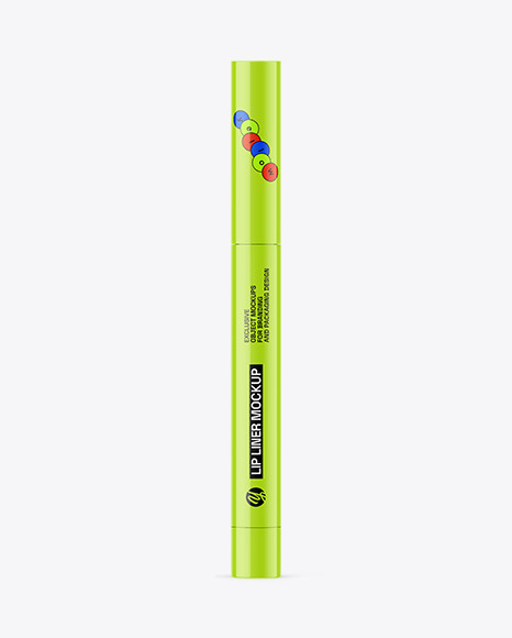 Glossy Lip Liner Mockup