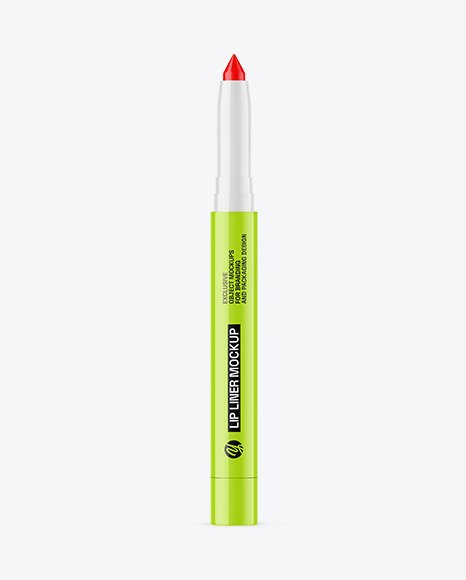 Glossy Lip Liner Mockup