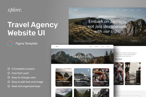 Xplore - Travel Agency Website