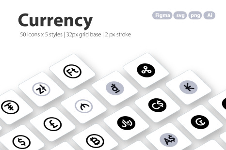 Currency icons