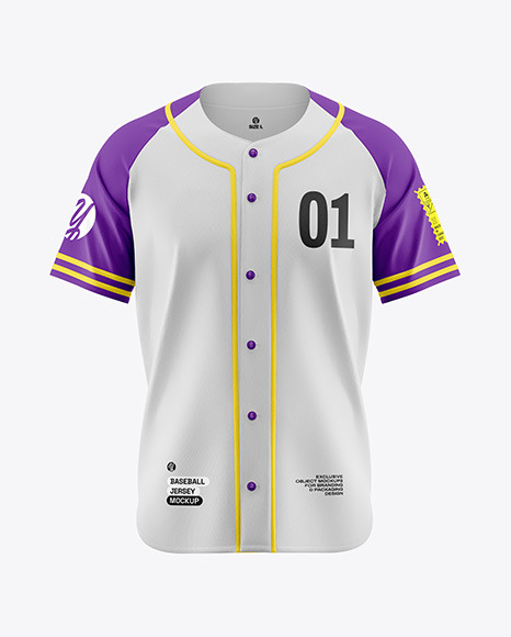 Baseball Jersey Mockup - Front View