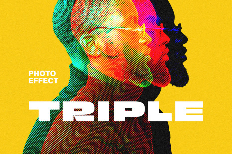 Triple Halftone Exposure Effect