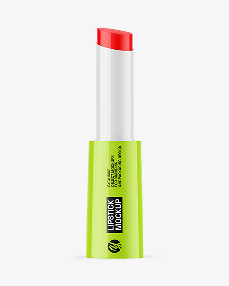 Glossy Lipstick Mockup