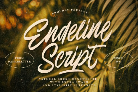 Endeline Script Handwritting