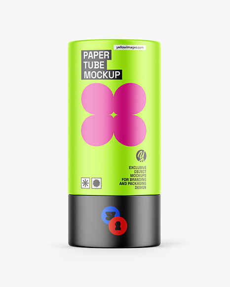 Metallized Paper Tube Mockup
