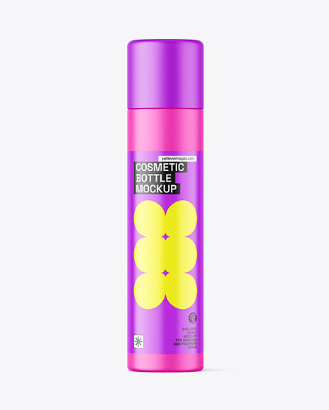Matte Cosmetic Bottle Mockup