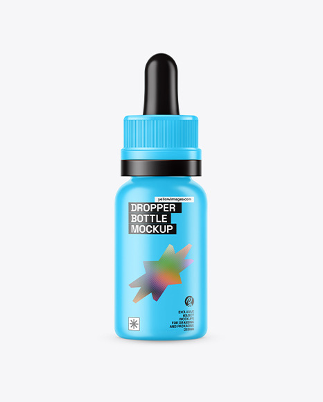 Plastic Dropper Bottle Mockup
