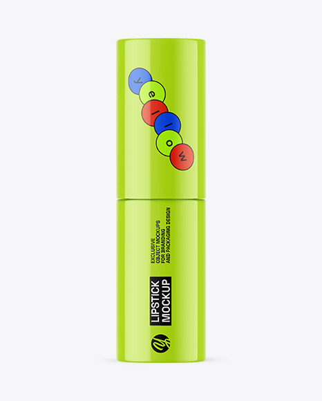 Glossy Lipstick Mockup