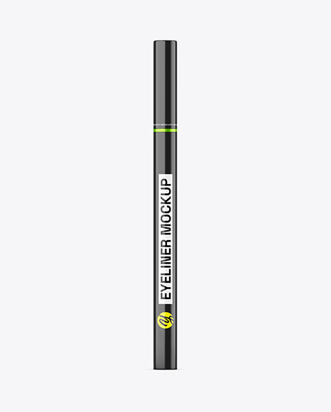 Glossy Cosmetic Eyeliner Mockup